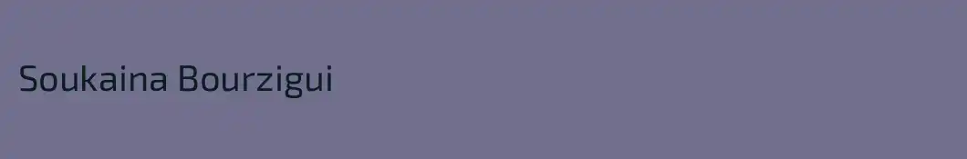 Soukaina Bourzigui